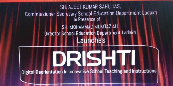 Com/Secy Sahu Launches DRISHTI in Ladakh
