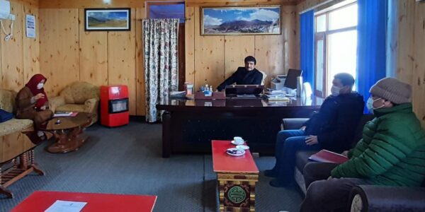 Director ULB Ladakh calls on CEC Kargil