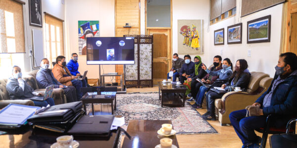 Com Secy Reviews Preparation for Ladakh Winter Conclave