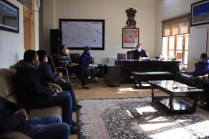 Comm/ Secy, Tourism Conducts Review Meeting on Issues of Hoteliers in Ladakh