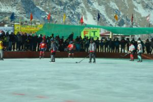 DC Kargil Inaugurates 13th CEC Ice Hockey Championship