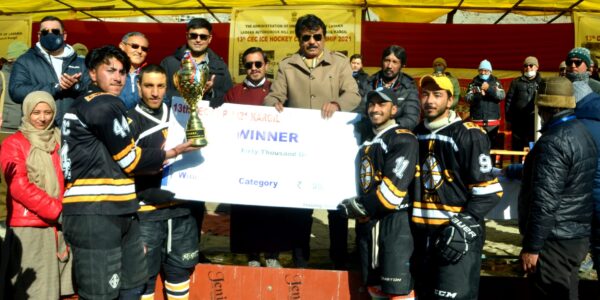 13th CEC Ice Hockey Cup Concludes in Kargil