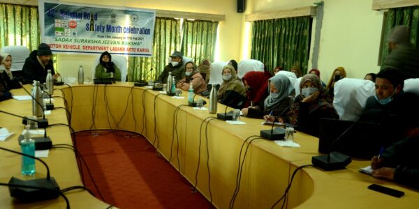 ARTO Kargil Organizes Road Safety Awareness Program for Women, Specially-Abled Persons