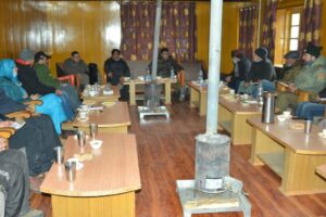 DC Kargil Takes Stock of Developmental Activities in Sankoo
