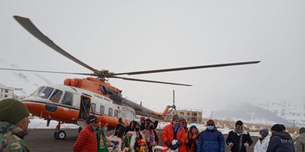 MD NHIDCL Carried Out Aerial Survey of Zanskar Valley