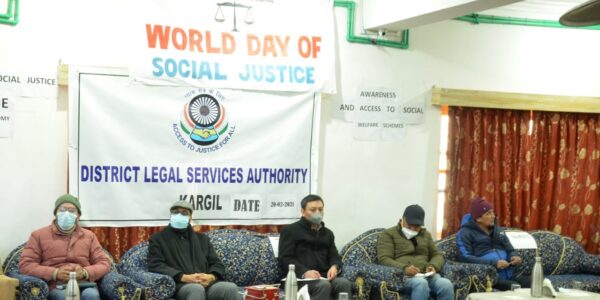 DLSA Kargil observes World Day of Social Justice