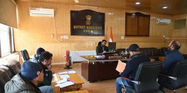 DC Kargil reviews Preparations for Commemoration of 75th Year of Independence
