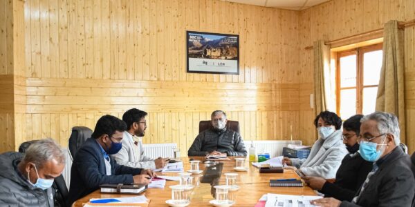 Advisor Ladakh chairs 2nd Apex Committee meeting on JJM in Ladakh