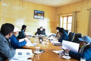 Advisor reviews preparation of PMJVK Plan for Ladakh