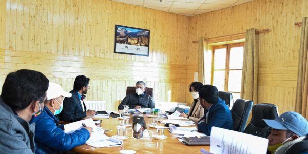 Advisor reviews preparation of PMJVK Plan for Ladakh