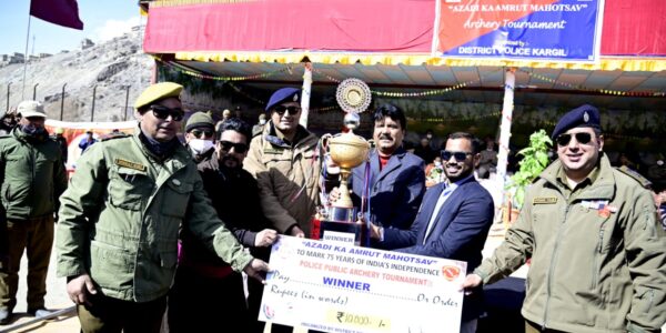 Police Public Archery Tournament concludes in Kargil