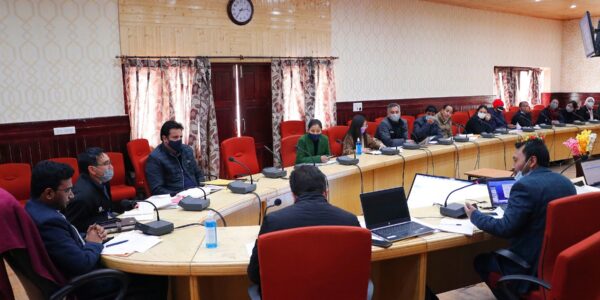 DC Leh Takes Stock of Activities of Health Dept, RDD