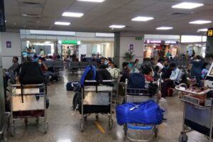 Ladakhi passengers protest at Jammu airport as flight cancelled for second day