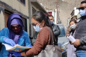 Covid protocol violators booked, fined in Leh