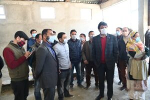 CEC takes stock of facilities at Dedicated COVID-19 Hospital Kargil