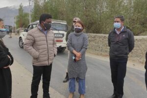 Nubra councillors discuss Covid situation with DC Leh