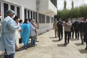 DDMA Leh review arrangements for Covid-19 patients in Nubra