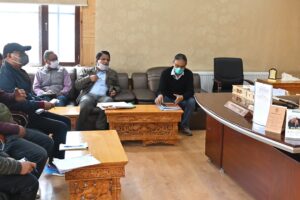 DC Kargil chairs meeting regarding drought mitigation measures