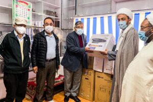 President JUIAK handed over 10 oxygen concentrators to Alreza health care