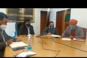 DC Leh convenes meeting with NHPC, NHIDCL for oxygen plants at Khaltse, Nyoma