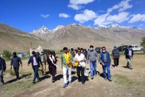 MoS Agriculture and Farmers Welfare visits Zanskar