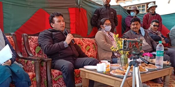 Secretary Mehboob Ali Khan visits Zanskar
