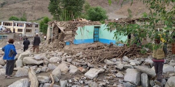 Flash flood causes massive loss in Khawos, Kargil