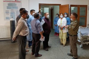 Principal Secy Ladakh reviews status of 90-bedded hospital, other arrangements