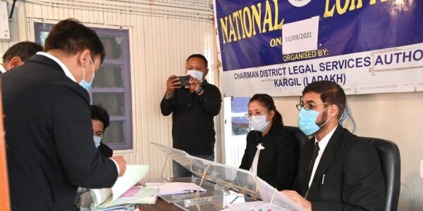 National Lok Adalat at Kargil dispose 189 cases