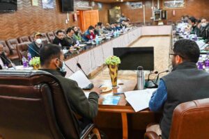DC Kargil chairs District Capex Budget review meeting 