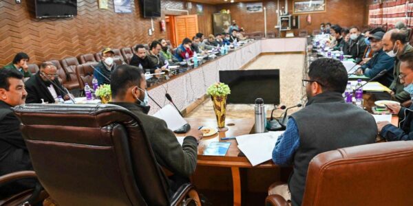 DC Kargil chairs District Capex Budget review meeting 