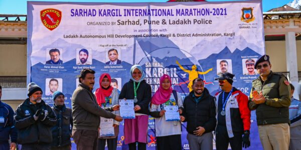 CEC Feroz Khan flags off Sarhad Kargil International Marathon