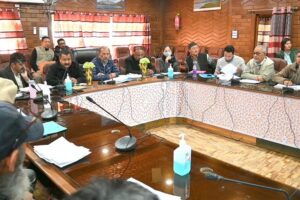 Director RDD Ladakh reviews implementation of RDD works in Kargil