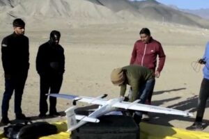 Principal Secy inaugurates first test drone flight