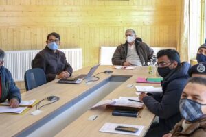 Advisor reviews winter stocking for Ladakh