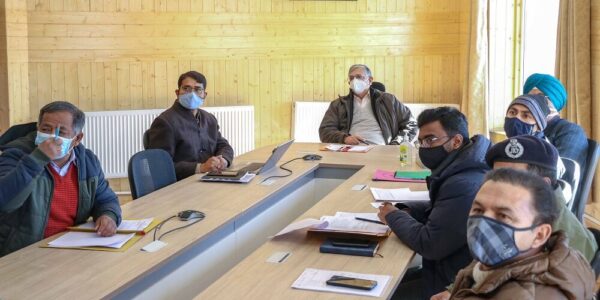 Advisor reviews winter stocking for Ladakh
