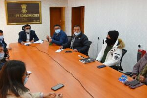 DC Leh reviews capacity of online exam centres in Leh