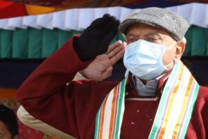 LG Mathur unfurls tricolor in Leh on 73rd Republic Day