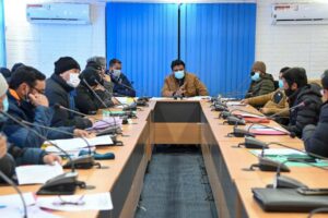 CEC Feroz Khan chairs review meeting of subsidy component for 2021-2022