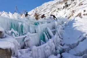 Suspecting famine, Sankoo village develops Artificial Glacier