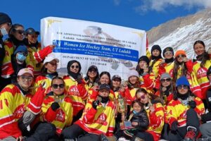 Ladakh Women Ice Hockey team wins 9th IHAI National Championship