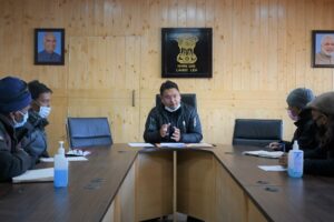 Dy Chairman Leh reviews status of general transfer of teachers, educational schemes