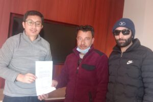 Thasgam, Kharbo delegation called upon MP Ladakh