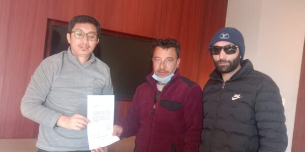 Thasgam, Kharbo delegation called upon MP Ladakh