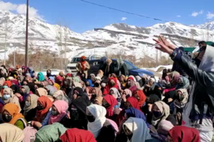 GDC Kargil students stage protest, demands online exam