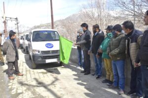 CEC Feroz Khan flags off milk vans for Cooperative Societies