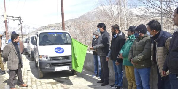 CEC Feroz Khan flags off milk vans for Cooperative Societies