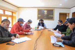 DC Leh discusses Action Plan under PMMSY Scheme