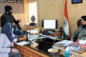 CEC reviews designs for various projects of Leh town