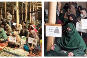 مسئلہ حجاب اور دی کشمیر فائلز میں متنازعہ مواد پر سورو میں احتجاج￼